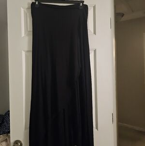 Grace & Lace Elegant Black Maxi Skirt Size XL